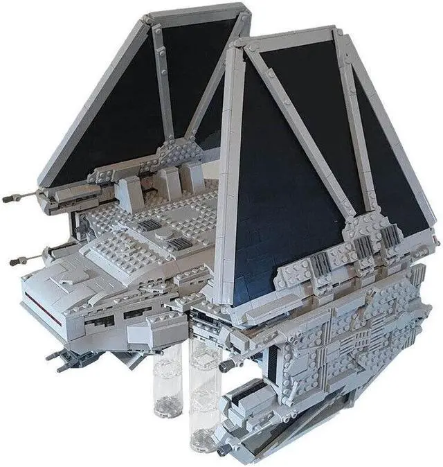 Alt view image 2 of 6 - ZITIANYOUBUILD TIE/es Assault Ship Echelon Transport Model 2435 Pieces Building Set MOC