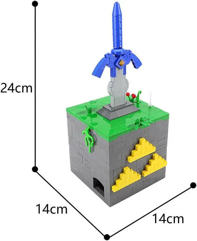 Alt view image 4 of 4 - ZITIANYOUBUILD The Master Sword Box Puzzle Box 1416 Pieces Building Toys Set MOC