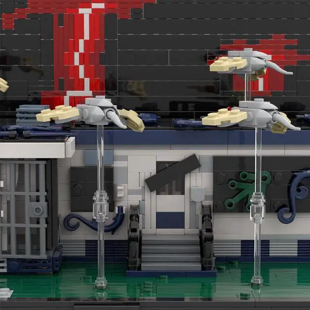 Alt view image 4 of 7 - ZITIANYOUBUILD Eddie Munson's Campervan 1076 Pieces from Science Fiction Horror MOC