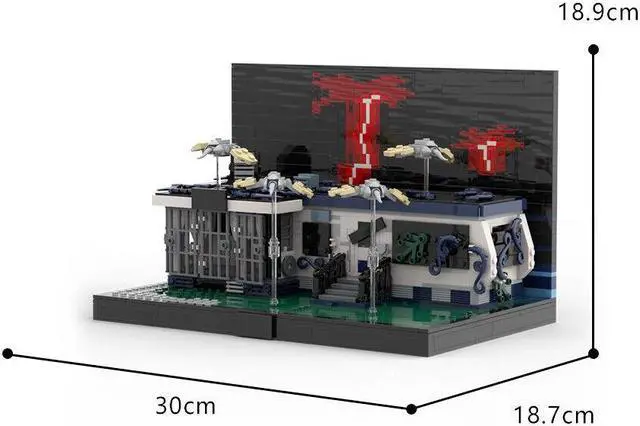 Alt view image 2 of 7 - ZITIANYOUBUILD Eddie Munson's Campervan 1076 Pieces from Science Fiction Horror MOC