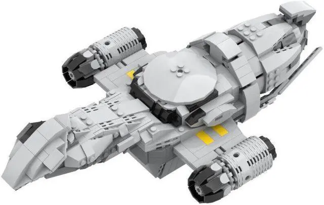 Alt view image 2 of 6 - ZITIANYOUBUILD Spaceship Model Building Blocks Toys Set from Movie 914 Pieces MOC