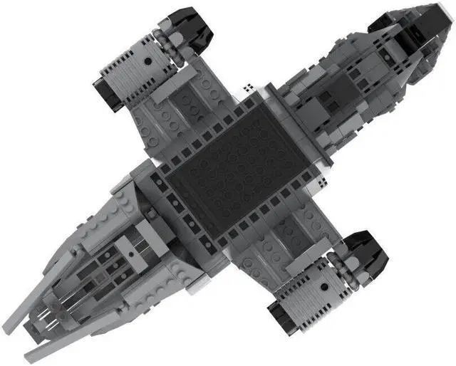 Alt view image 3 of 6 - ZITIANYOUBUILD Spaceship Model Building Blocks Toys Set from Movie 914 Pieces MOC