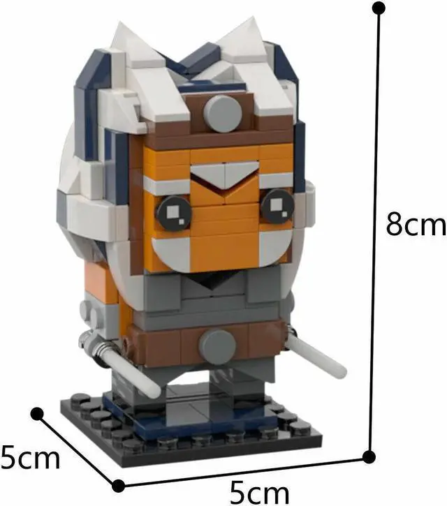 Alt view image 3 of 3 - ZITIANYOUBUILD A Togruta Female Model from Movie 237 Pieces Building Toys Set MOC