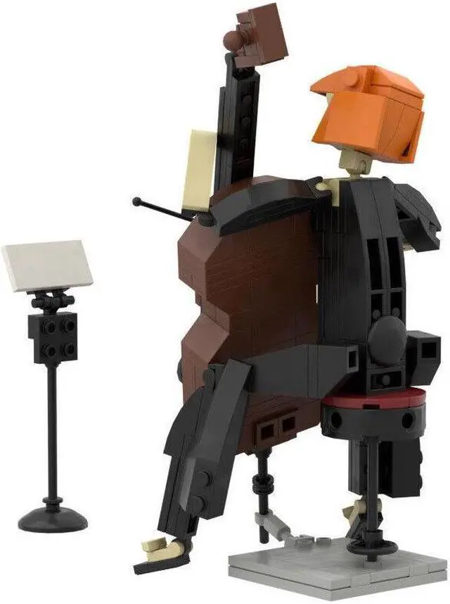 Alt view image 3 of 7 - ZITIANYOUBUILD Fiddler Female Cellist 196 Pieces for Jazz Quartet 21334 Extension MOC