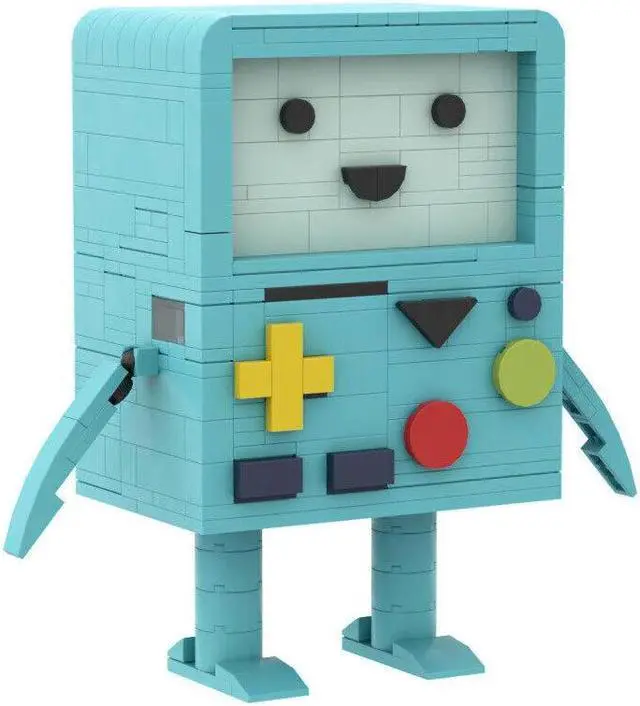 Alt view image 2 of 7 - ZITIANYOUBUILD BMO Puzzle Box Trusting and Helpful Robot 474 Pieces Building Toys MOC