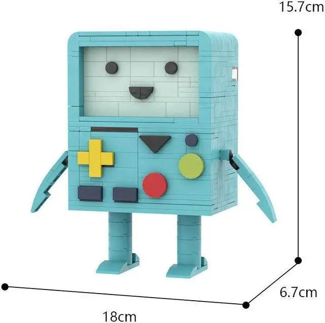 Alt view image 7 of 7 - ZITIANYOUBUILD BMO Puzzle Box Trusting and Helpful Robot 474 Pieces Building Toys MOC