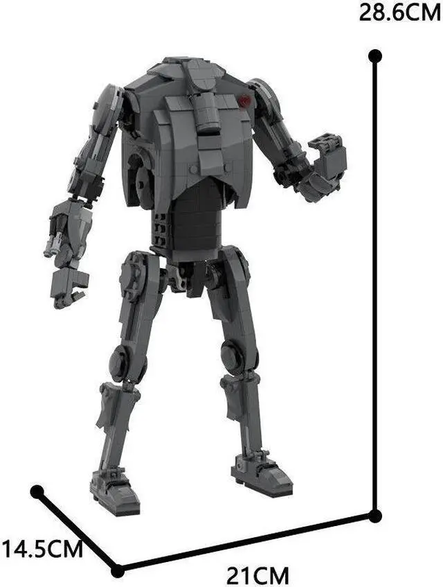 Alt view image 7 of 7 - ZITIANYOUBUILD B2 SBD B2-series Super Battle Robot Building Kit 450 Pieces from Film MOC