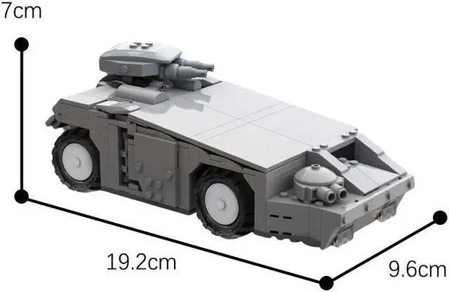 Alt view image 2 of 6 - ZITIANYOUBUILD Micro M577 Armored Personnel Carrier 551 Pieces from Sci-Fi movie MOC
