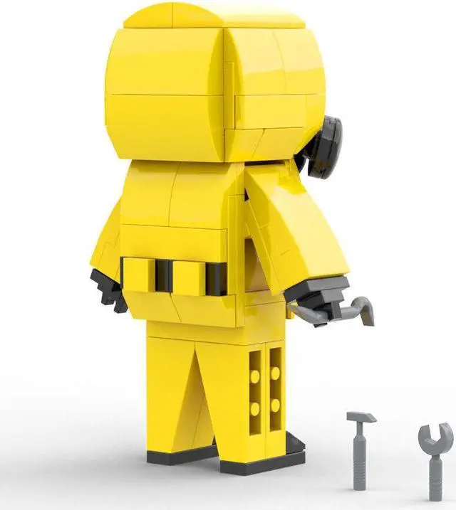 Alt view image 3 of 6 - ZITIANYOUBUILD Yellow Robot from Video Game about Room Building Toys 136 Pieces MOC