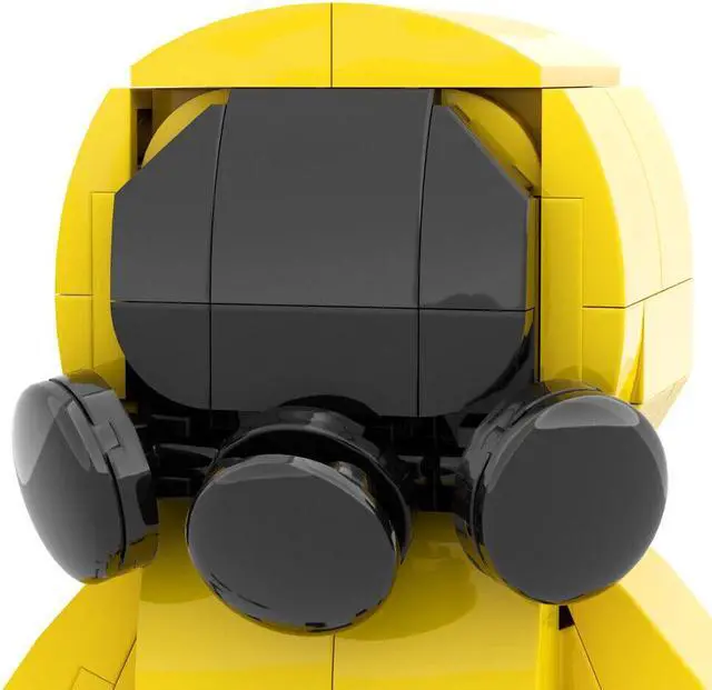 Alt view image 4 of 6 - ZITIANYOUBUILD Yellow Robot from Video Game about Room Building Toys 136 Pieces MOC