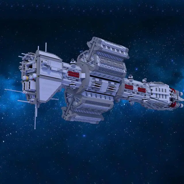 Alt view image 7 of 7 - ZITIANYOUBUILD EAS Agamemnon Ship Omega class Destroyer 4739 Pieces Building Toys MOC