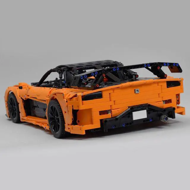 Alt view image 6 of 7 - ZITIANYOUBUILD Han's RX-7 VeilSide Fortune 1:8 Scale 3071 Pieces from Film MOC