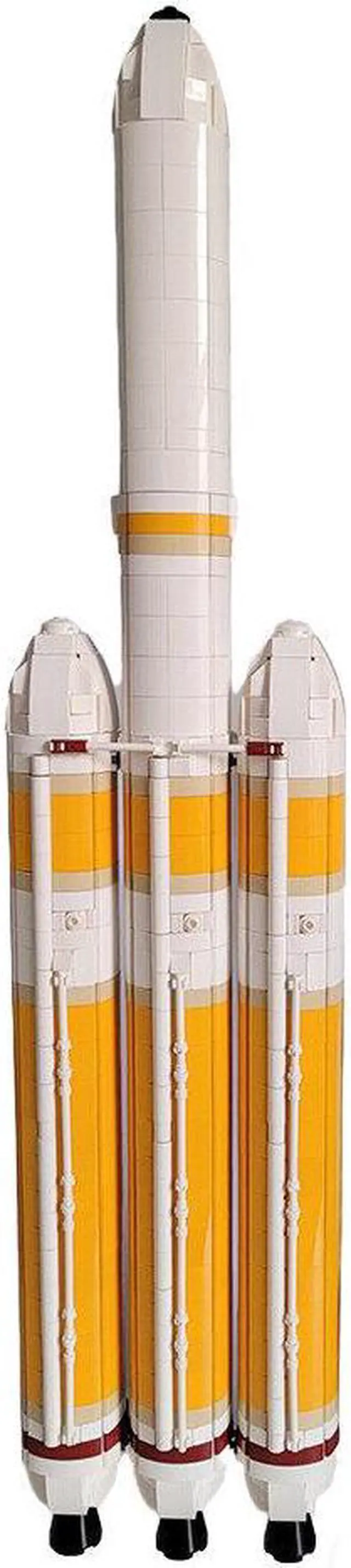 Alt view image 4 of 7 - ZITIANYOUBUILD Delta IV Heavy with Parker Solar Probe Saturn V scale 1884 Pieces MOC