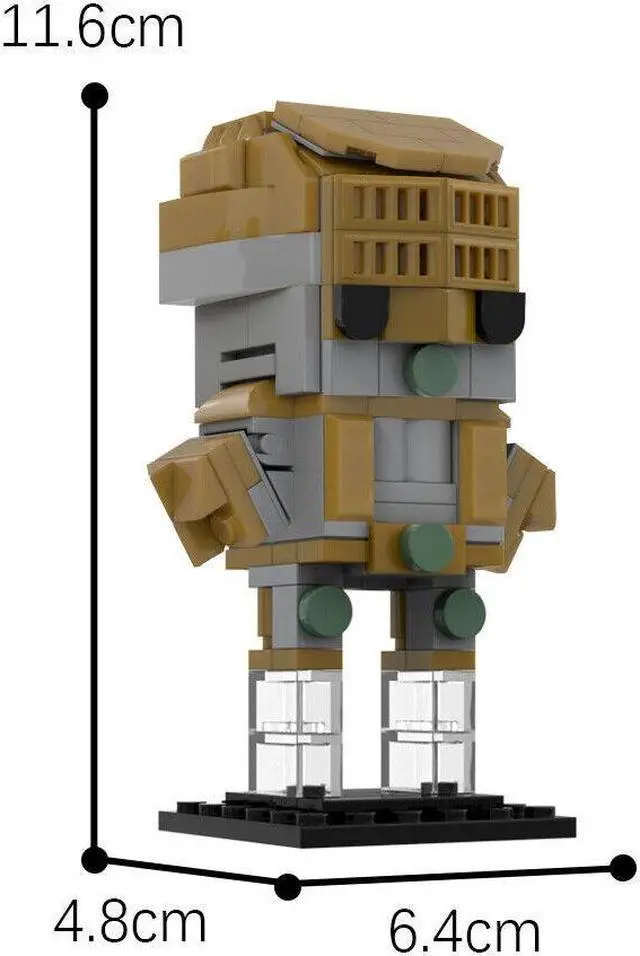 Alt view image 2 of 2 - ZITIANYOUBUILD DIO & The World Character 337 Pieces 100% Compatible Building Toys MOC