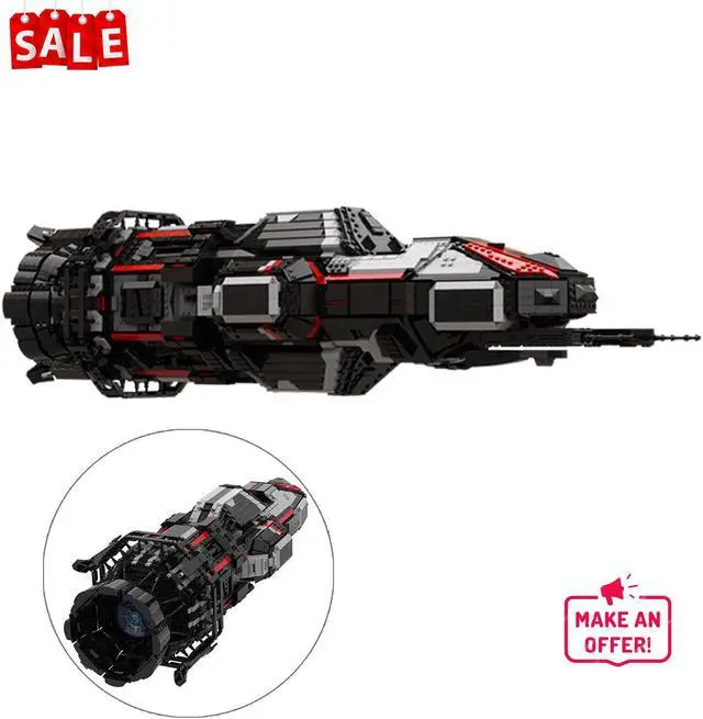 Main image of ZITIANYOUBUILD MOC-51458 Rocinante from The Expanse Season 4 Rocinante Spaceship 5943 Pieces from TV 100% Compatible with LEGO Brand New and High Quality