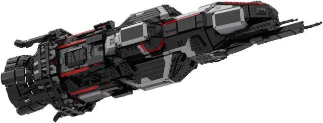 Alt view image 4 of 7 - ZITIANYOUBUILD MOC-51458 Rocinante from The Expanse Season 4 Rocinante Spaceship 5943 Pieces from TV 100% Compatible with LEGO Brand New and High Quality