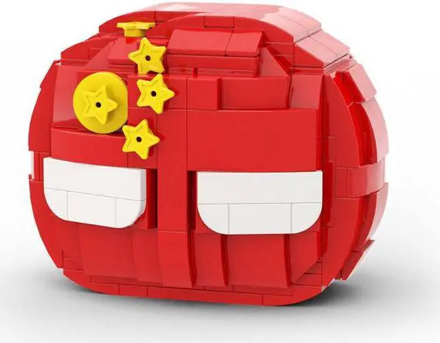 Alt view image 2 of 7 - ZITIANYOUBUILD Ball with Eyes without Pupils from Web Comics and Cartoons 205 Pieces MOC