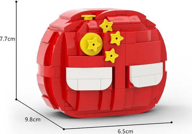 Alt view image 5 of 7 - ZITIANYOUBUILD Ball with Eyes without Pupils from Web Comics and Cartoons 205 Pieces MOC