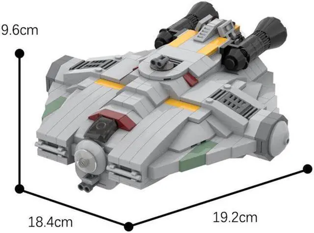 Alt view image 2 of 3 - ZITIANYOUBUILD Rebel's Ship The Ghost Ship Model 554 Pieces from Movie about Star MOC
