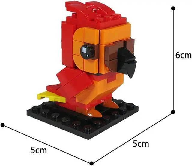 Alt view image 2 of 3 - ZITIANYOUBUILD Red Bird in Movie Model 91 Pieces 100% Compatible Building Toys Set MOC