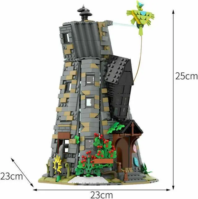 Alt view image 3 of 3 - ZITIANYOUBUILD Modular House Hut 1207 Pieces from Movie about Magic Building Toys MOC