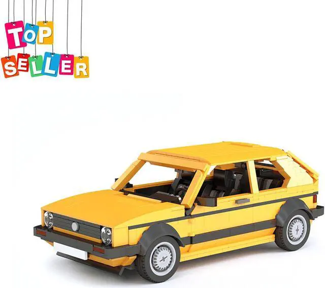 Main image of ZITIANYOUBUILD Car Model 1390 Pieces Yellow Version with Suspension Building Toys MOC
