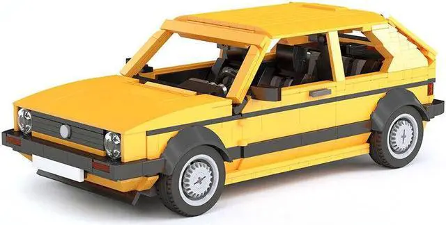 Alt view image 2 of 7 - ZITIANYOUBUILD Car Model 1390 Pieces Yellow Version with Suspension Building Toys MOC