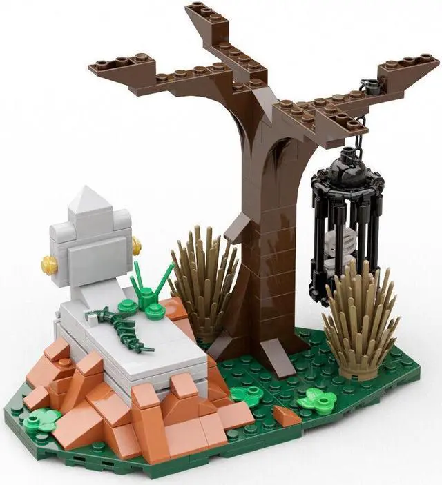 Alt view image 7 of 7 - ZITIANYOUBUILD The Sanderson Sisters Cottage Building Kit 1536 Pieces for Halloween MOC