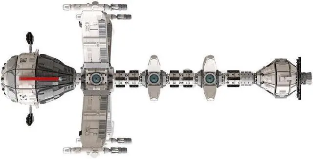 Alt view image 3 of 5 - ZITIANYOUBUILD Comet Spaceship with Compact Laboratory 3309 Pieces Building Toys MOC