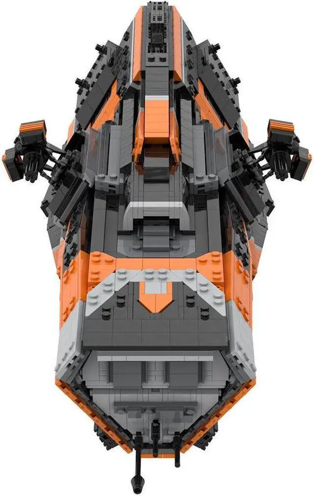 Alt view image 2 of 5 - ZITIANYOUBUILD Morrigan-class Patrol Destroyer Frigate Corvette 3074 Pieces MOC