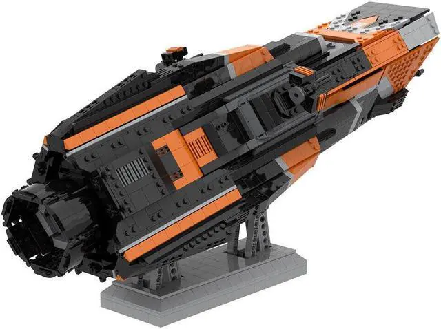 Alt view image 3 of 5 - ZITIANYOUBUILD Morrigan-class Patrol Destroyer Frigate Corvette 3074 Pieces MOC