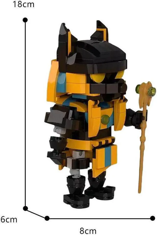 Alt view image 2 of 3 - ZITIANYOUBUILD Ancient Mythological Character with Scepter 295 Pieces for Christmas MOC