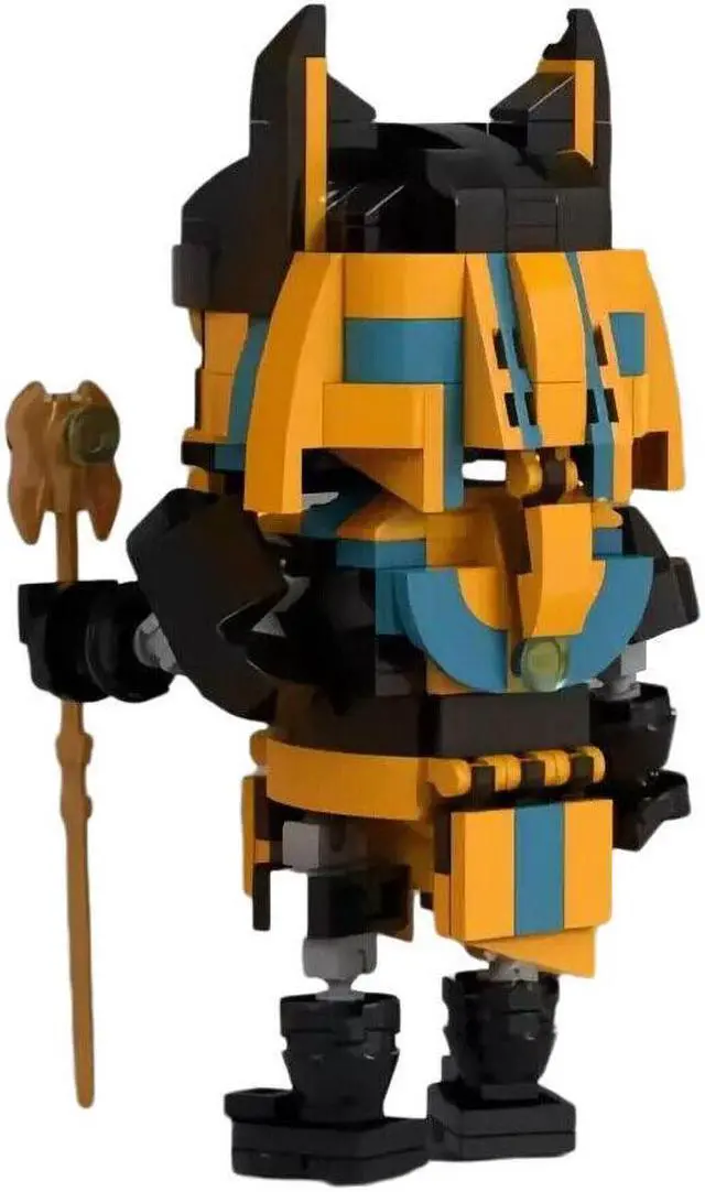 Alt view image 3 of 3 - ZITIANYOUBUILD Ancient Mythological Character with Scepter 295 Pieces for Christmas MOC