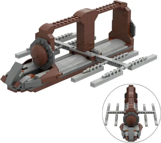 Main image of ZITIANYOUBUILD Platoon Attack Craft with 32 Robot Seats 246 Pieces Building Toys Set MOC