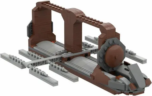Alt view image 3 of 7 - ZITIANYOUBUILD Platoon Attack Craft with 32 Robot Seats 246 Pieces Building Toys Set MOC