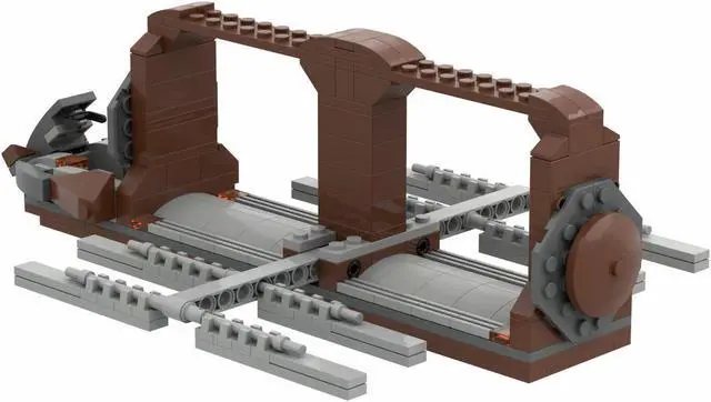Alt view image 5 of 7 - ZITIANYOUBUILD Platoon Attack Craft with 32 Robot Seats 246 Pieces Building Toys Set MOC
