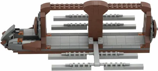 Alt view image 6 of 7 - ZITIANYOUBUILD Platoon Attack Craft with 32 Robot Seats 246 Pieces Building Toys Set MOC