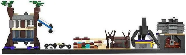 Main image of ZITIANYOUBUILD Iconic Locations Scenes Skyline Architecture 451 Pieces from TV Show MOC