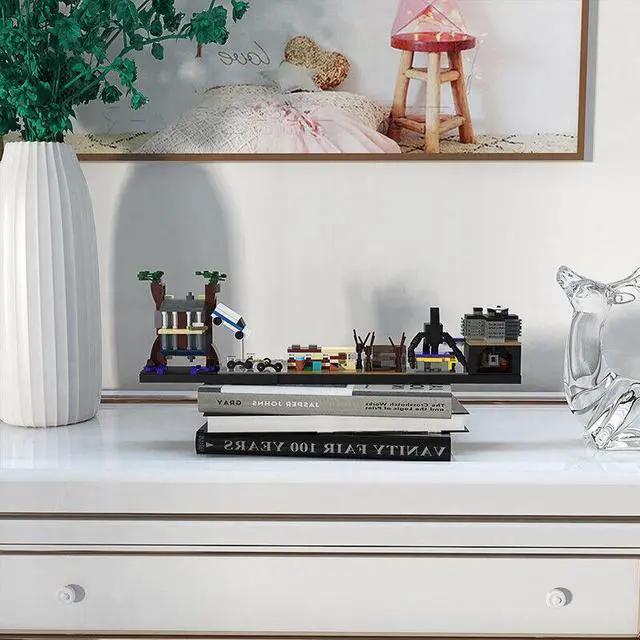 Alt view image 6 of 7 - ZITIANYOUBUILD Iconic Locations Scenes Skyline Architecture 451 Pieces from TV Show MOC