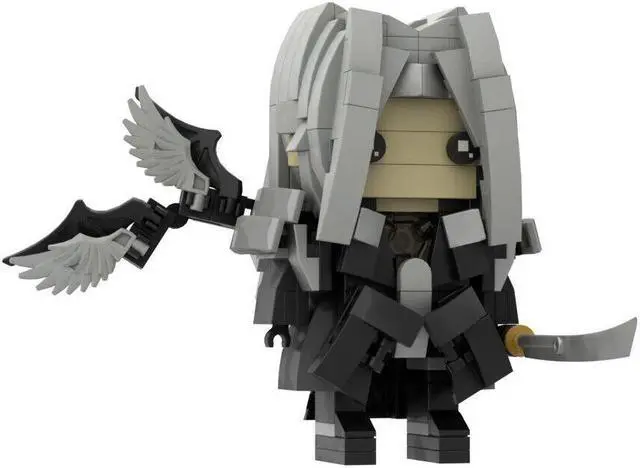 Alt view image 3 of 7 - ZITIANYOUBUILD Claude and Sephiroth from Electronic Role-playing Game 546 Pieces MOC