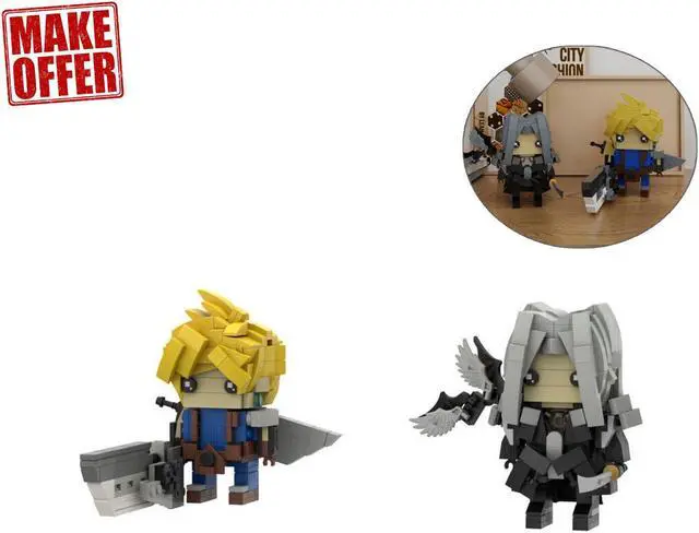 Main image of ZITIANYOUBUILD Claude and Sephiroth from Electronic Role-playing Game 546 Pieces MOC