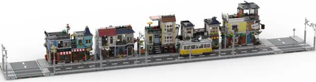Alt view image 4 of 4 - ZITIANYOUBUILD Toy Shop and Deli with Interior for Modular Town 1424 Pieces MOC