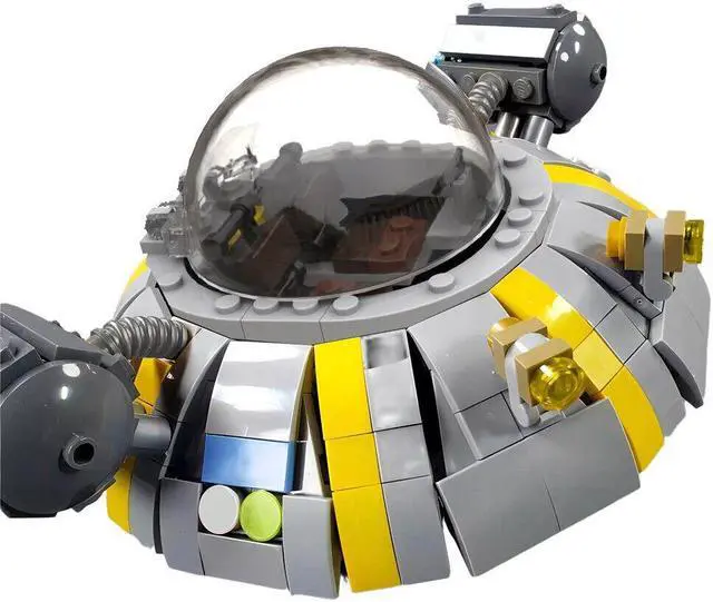 Alt view image 3 of 7 - ZITIANYOUBUILD Fictional Ship/Space Cruiser Model 554 Pieces from Comedy Animation MOC