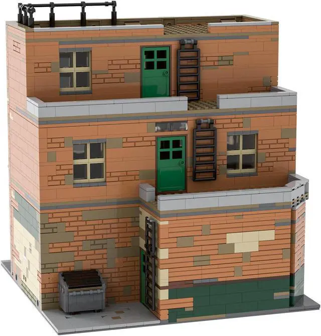 Alt view image 3 of 5 - ZITIANYOUBUILD Modular Pub The Worst Bar with Interior Building Toys Set 2541 Pieces MOC