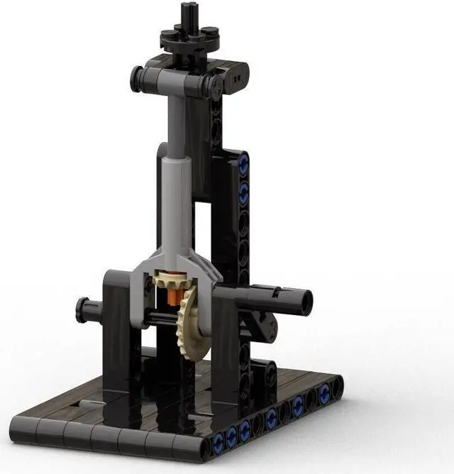 Alt view image 5 of 7 - ZITIANYOUBUILD The Display Stand Model for 75235/ 75342/75333/ 75301 Building Kit MOC