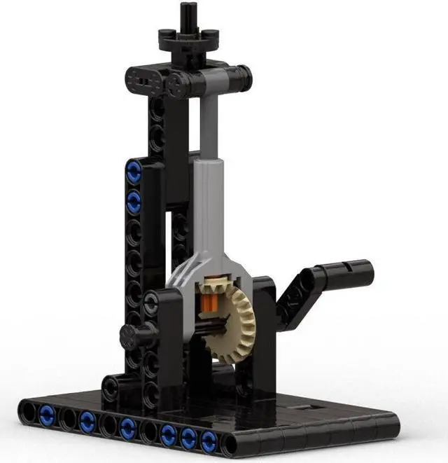 Alt view image 4 of 7 - ZITIANYOUBUILD The Display Stand Model for 75235/ 75342/75333/ 75301 Building Kit MOC