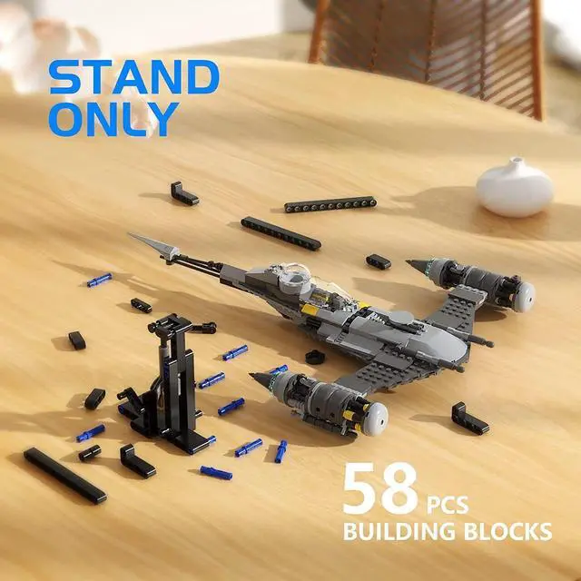 Alt view image 6 of 7 - ZITIANYOUBUILD The Display Stand Model for 75235/ 75342/75333/ 75301 Building Kit MOC