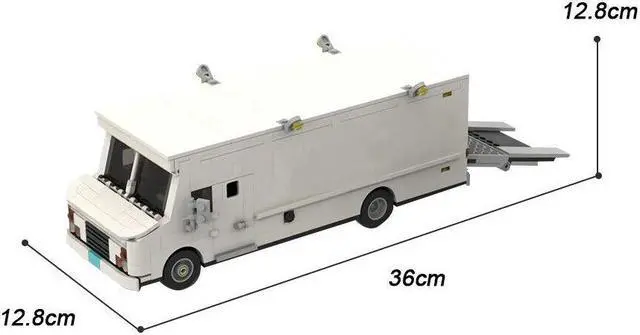 Alt view image 3 of 4 - ZITIANYOUBUILD Time Machine and Doc Brown Van 699 Pieces Building Toys Set MOC