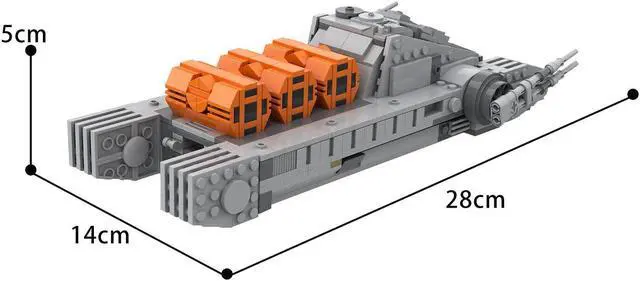 Alt view image 6 of 6 - ZITIANYOUBUILD Imperial Occupier Assault Tank Toys Sets & Packs 675 Pieces MOC