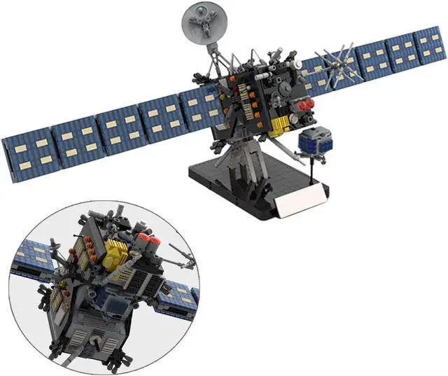 Alt view image 4 of 6 - ZITIANYOUBUILD Rosetta Philae Spacecraft Robotic Space Agency Lander 2320 Pieces MOC